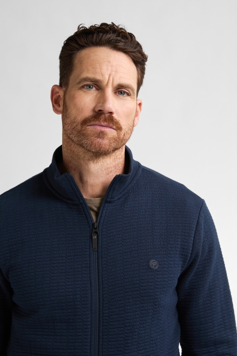 Petrol Industries men sweater collar zip